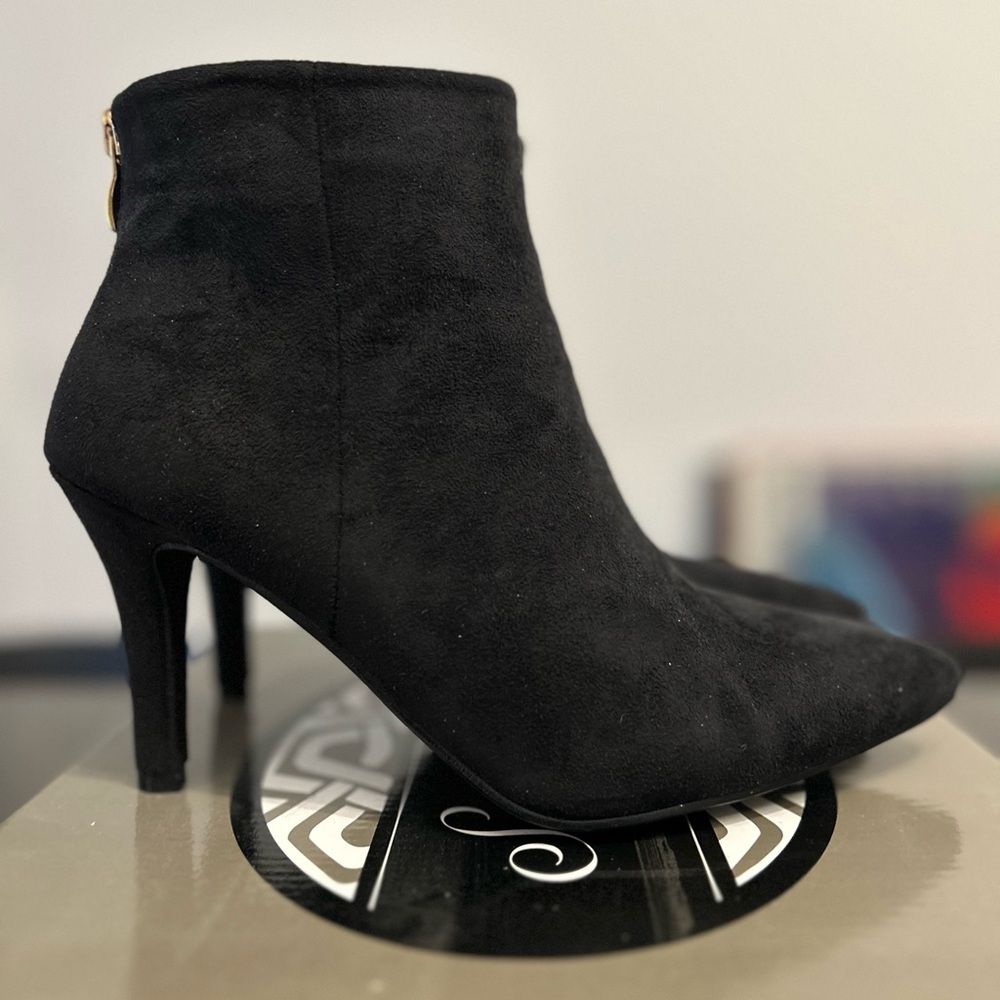 Black Heeled Ankle Boots
